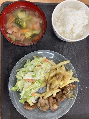 完成した洋風プレート